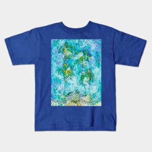 Baby Sea Turtle Run Kids T-Shirt